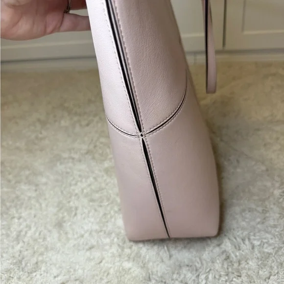 Tory Burch T Block North South Tall Tote Pink Shell - Picture 5 of 13